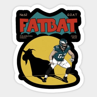 Jason Kelce Fatbat Sticker